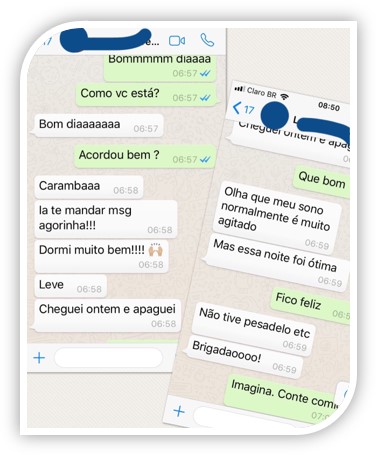 Depoimento via WhatsApp