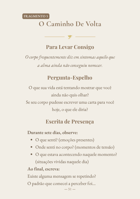 Página Pergunta-Espelho do livro Tô Passada a Limpo